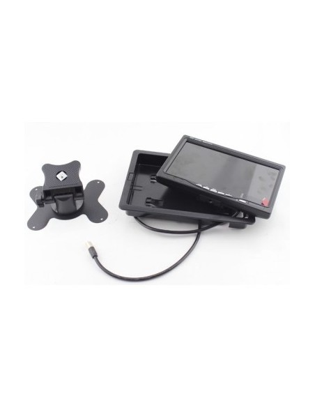 Car Display LCD 7" 12V - 24V with remote control and wall mounting frame