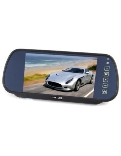 7" LCD Car Display on Rearview Mirror