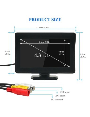 Car LCD Display 4.3"