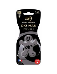 Real Fresh autóillatosító, OK!MAN Premium Polimer Silver
