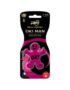 Real Fresh Car Air Freshener, OK!MAN Premium Polymer...