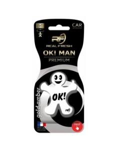 Autóillatosító Real Fresh, OK!MAN Premium Polimer Amber