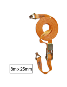 Cargo Tie Down Strap With Tensioner And Ratchet 8mx25mm