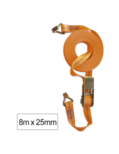 Cargo Tie Down Strap With Tensioner And Ratchet...