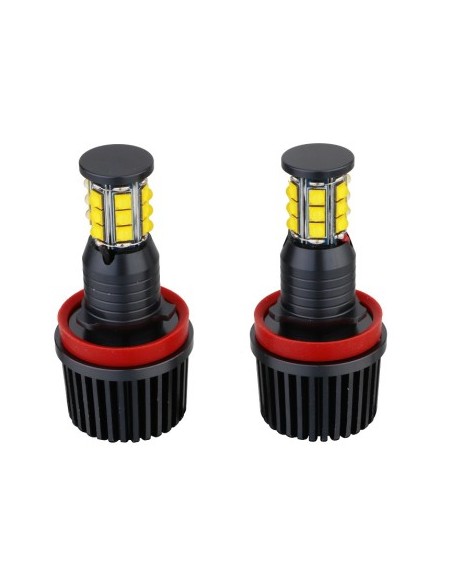 Σετ 2 Led Marker H8 144W Can Bus με Led Cree