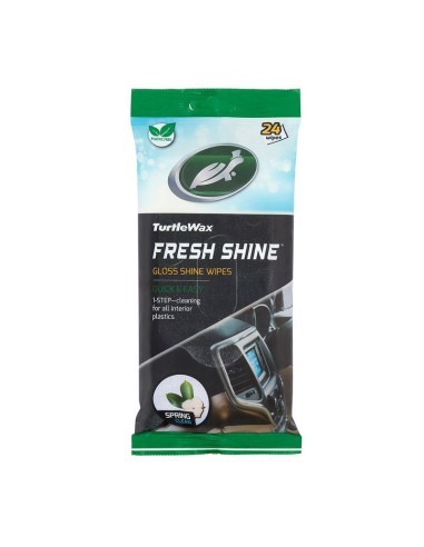Wet wipes for dashboard maintenance with glossy...