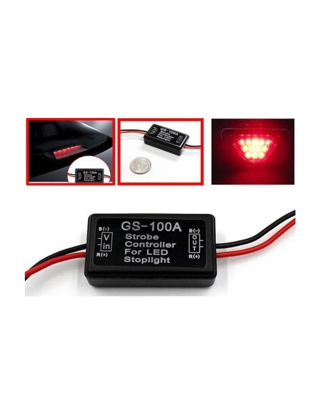 Strobe / emergency brake flash module 12/24v