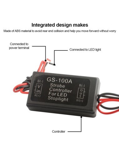 Strobe / emergency brake flash module 12/24v