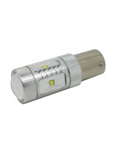 Yellow Car LED 30W BA15S 12-24V Canbus with CREE LEDs
