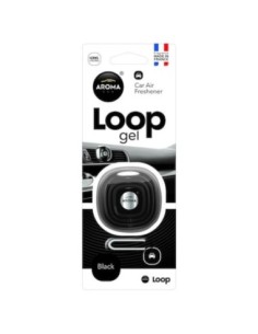 Aroma Car Loop Air Freshener, Black
