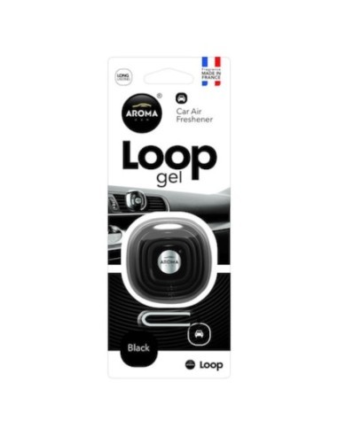 Aroma Car Loop Air Freshener, Black