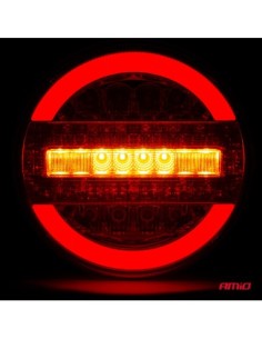 Round LED Stop Light 12-24V 1pc 2