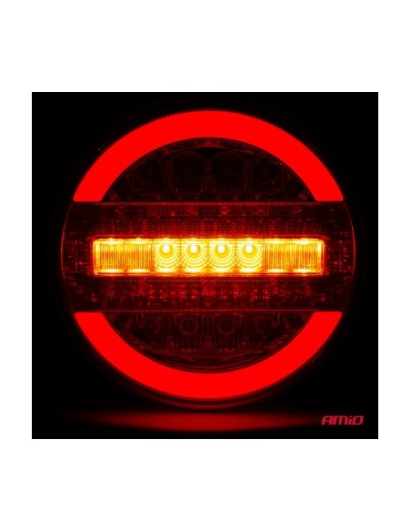 Round LED Stop Light 12-24V 1pc