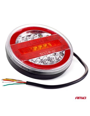 Round LED Stop Light 12-24V 1pc