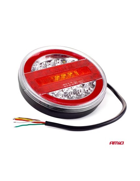 Round LED Stop Light 12-24V 1pc