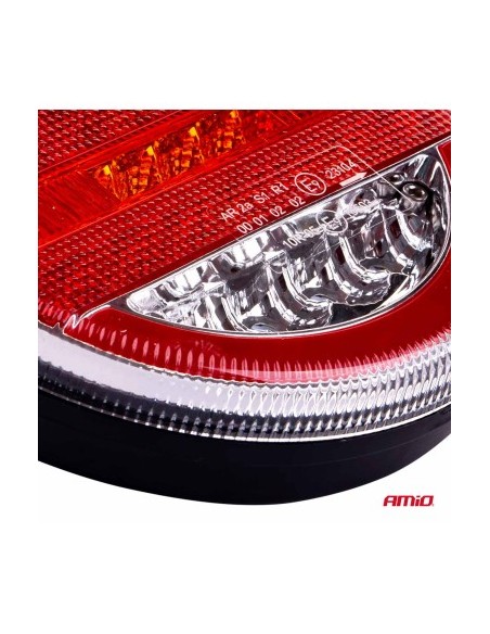 Round LED Stop Light 12-24V 1pc