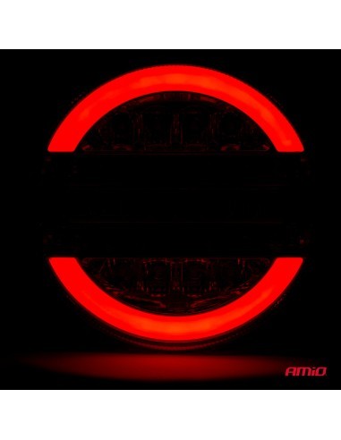 Round LED Stop Light 12-24V 1pc