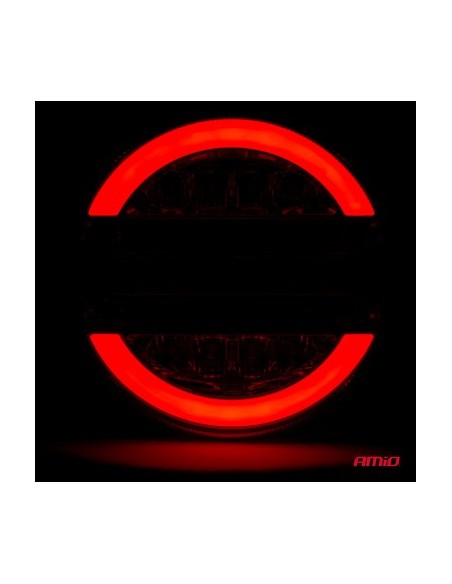 Round LED Stop Light 12-24V 1pc