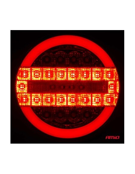 Round LED Stop Light 12-24V 1pc