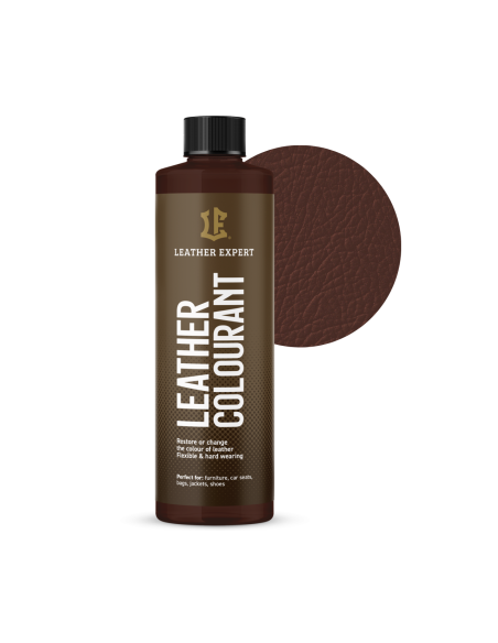 Боя за кожа Кафяво Еспресо LEATHER EXPERT Цветен агент за кожа 250ml