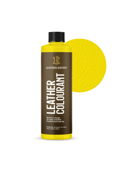 Yellow Leather Paint LEATHER EXPERT Leather Colourant 250ml