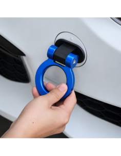 Racing Ornament Tow Hook Mounted on Base, Blue 2