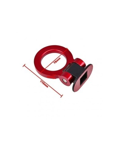 Racing Ornament Tow Hook Mounted on Base, Blue