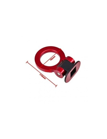 Racing Ornament Tow Hook Mounted on Base, Blue