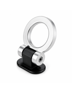 Racing Car Decoration Tow Hook Mounted on Base, Silver