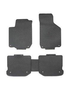 Rubber car mats set compatible with Volkswagen Golf IV models (1997-2010)