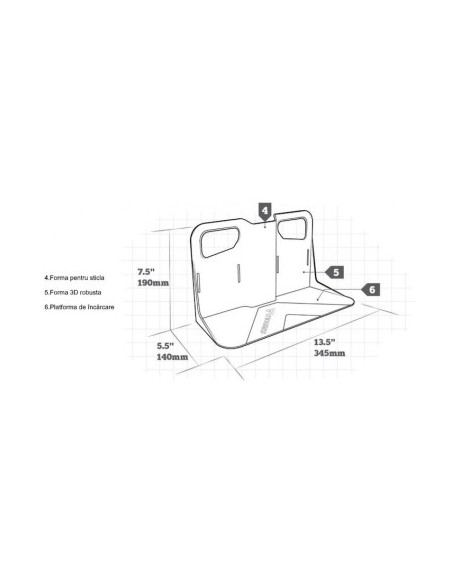 Trunk Organizer Set for securing luggage 2pcs and 4 straps Stayhold