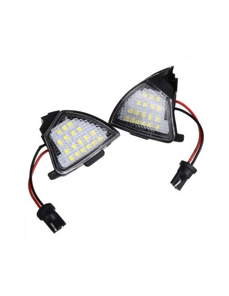 LED Undermirror Lamps compatible with VW GOLF 5, PASSAT B6, JETTA, EOS, TOUAREG