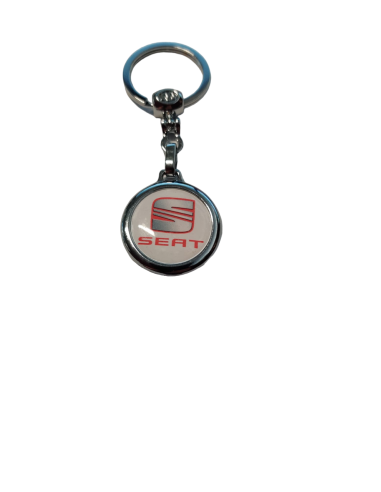 Keychain dedicated to Seat, Xenon Bright®