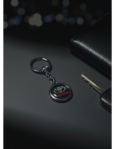 Keychain dedicated to Toyota Black