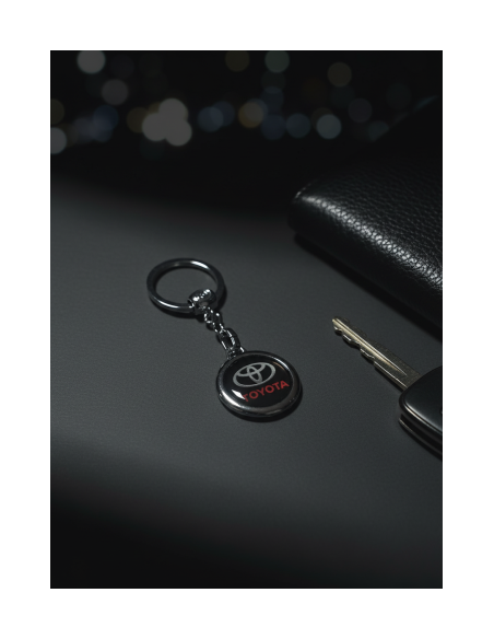 Keychain dedicated to Toyota Black
