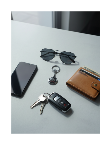 Keychain dedicated to Toyota Black
