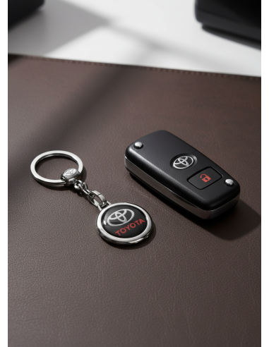 Toyota fekete kulcstartó