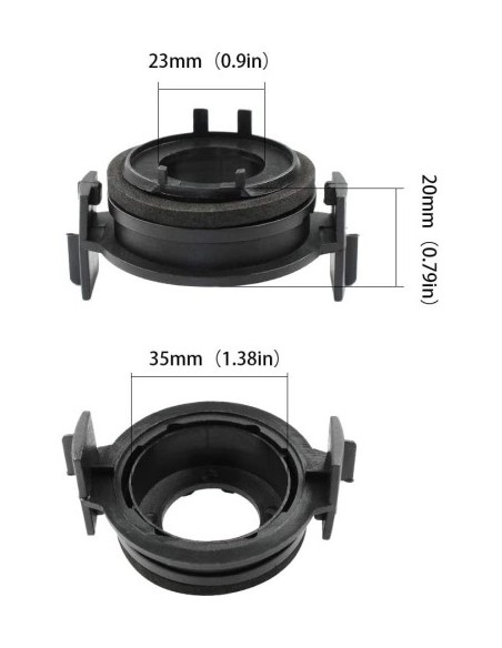 Set of 2 LED H7 Adapters for BMW E46