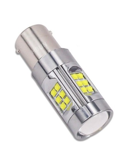 White LED Car 150W BA15S, 12V-24V Canbus 30 CREE 5W LEDs - 1156-150W