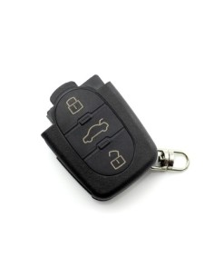 3 Button Key Case Accessory for Audi, Battery 2032