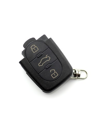 3 Button Key Case Accessory for Audi, Battery 2032