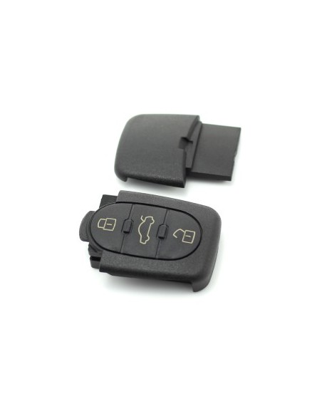 3 Button Key Case Accessory for Audi, Battery 2032