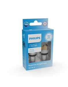 2 db autós LED izzó Fehér P21/5W Philips Ultinon Pro7000...