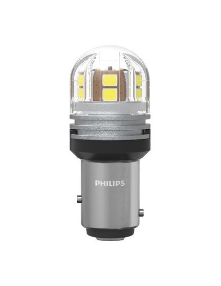 2 db autós LED izzó Fehér P21/5W Philips Ultinon Pro7000 SL féklámpa/hátsó lámpa 12V/24V