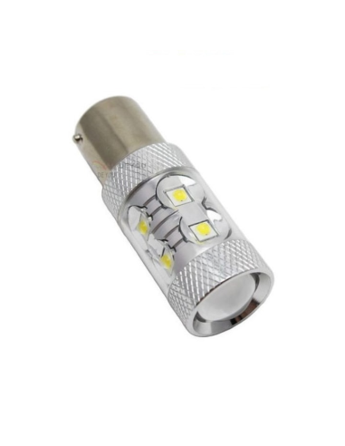 Narancssárga autós LED, BAU15S 50W, 12V - 24V...