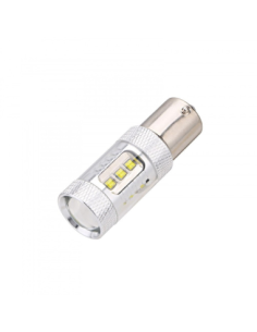 Led auto PORTOCALIU 80W BA15S / P21W, 12V-24V Canbus led...