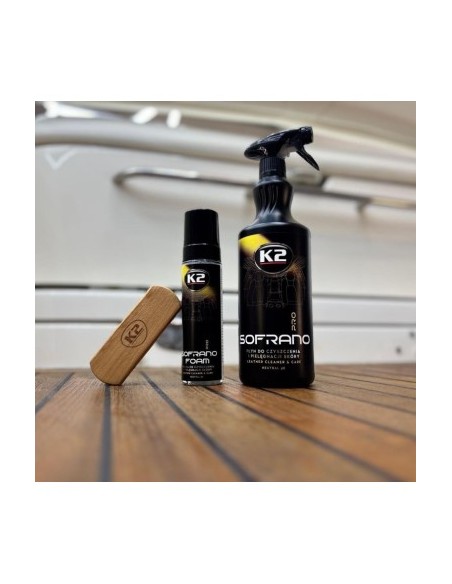 K2 SOFRANO PRO Auto Leather Cleaning and Care Solution, 200ml