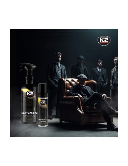 K2 SOFRANO PRO Auto Leather Cleaning and Care Solution, 200ml