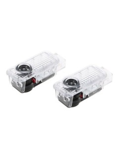 Set 2 Door Logo Lamps for Skoda Octavia, Roomster, Fabia,...