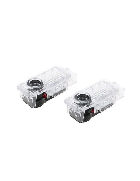Set 2 Door Logo Lamps for Skoda Octavia, Roomster, Fabia, Superb